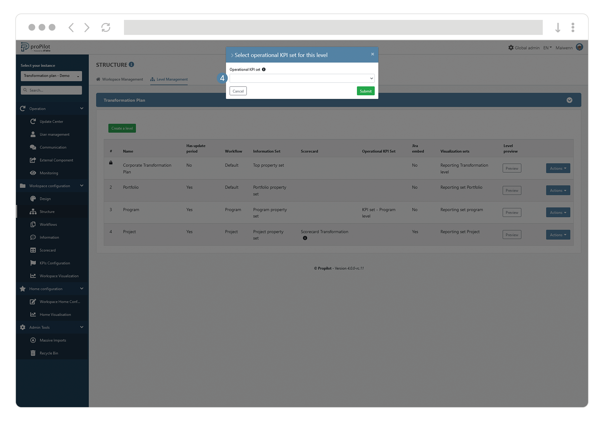 admin gestion niveaux action kpi form.png
