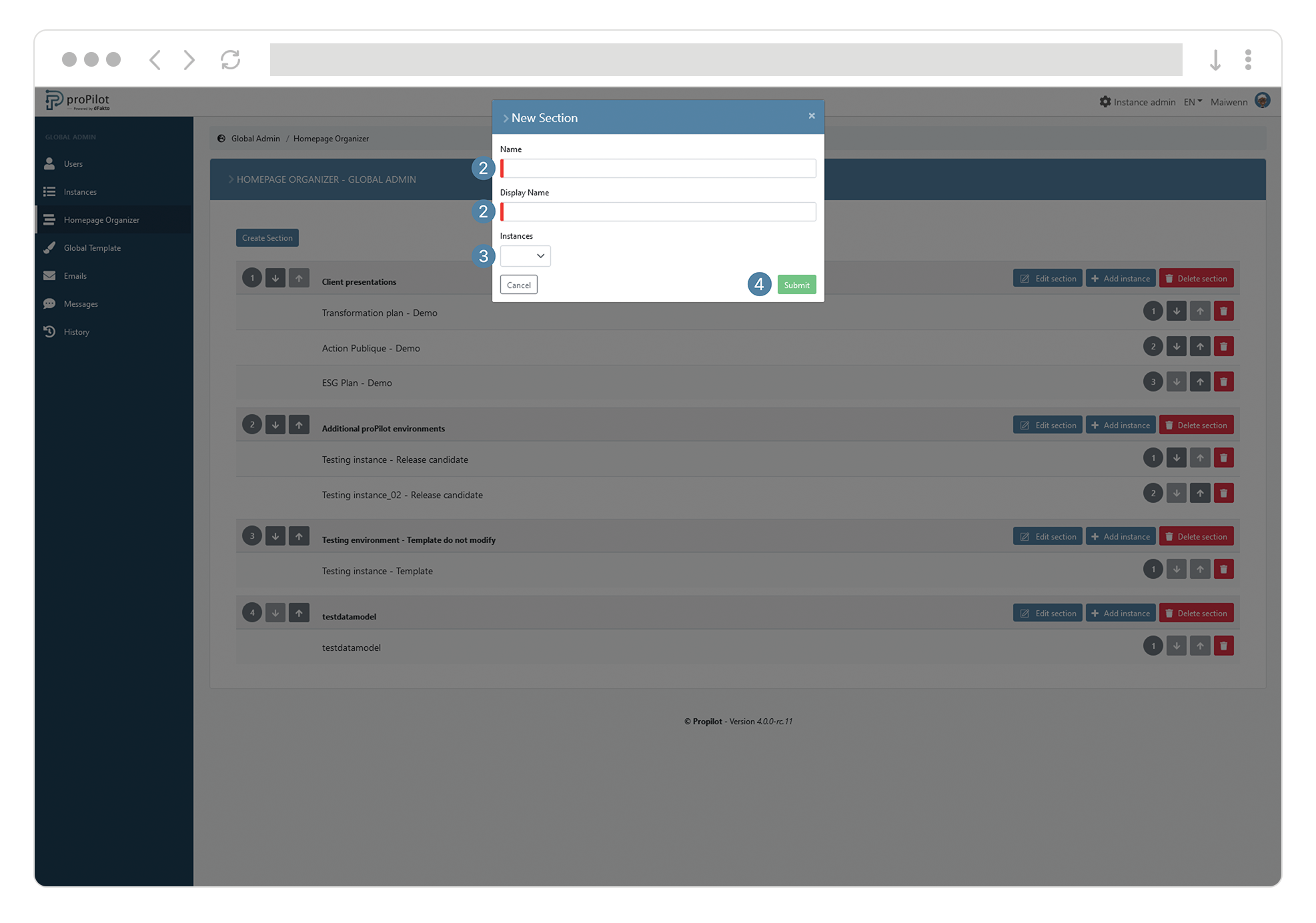 global admin creation section accueil form.png