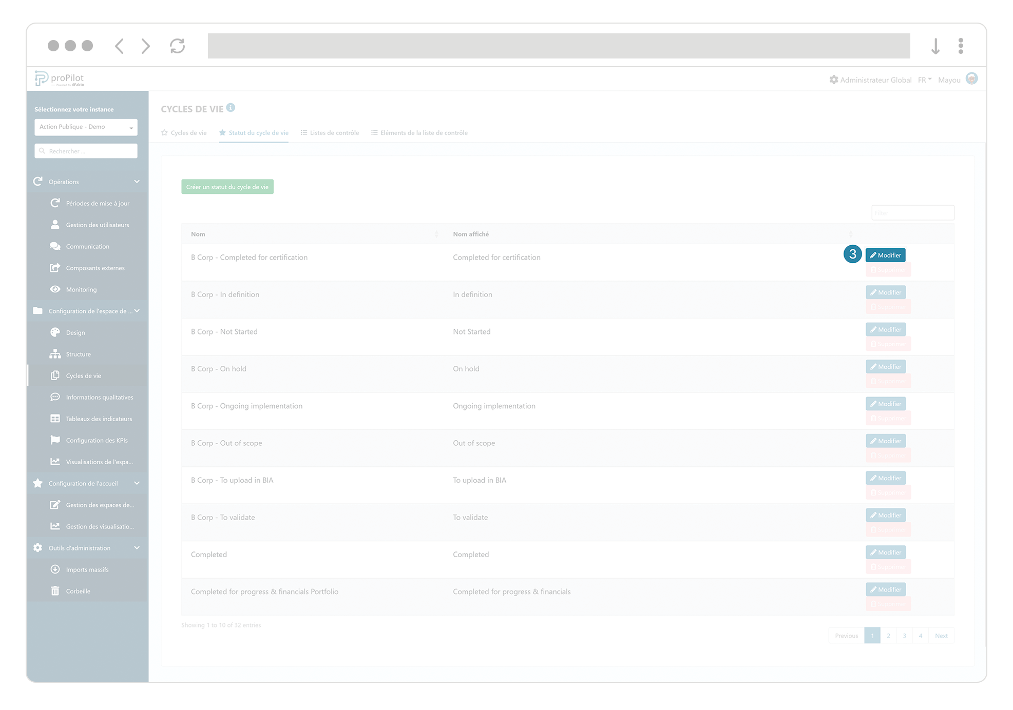 admin cycle de vie status du cycle de vie modifier FR.png